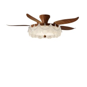 <b>Vintage</b> Style <b>Ceiling</b> Fan <b>Light</b> With Remote Control Dimmable Led For Home Use - Product Image 4