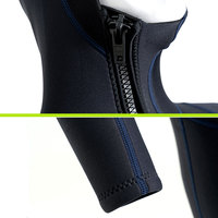 Combinaison de plongée intégrale respirante en néoprène 3 mm avec capuche et fermeture éclair frontale pour homme, idéale pour la plongée et la pêche sous-marine