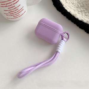 Étui antichoc pour écouteurs avec sangle en silicone souple pour AirPods 2025 Pro 3, étui avec sangle de poignet, étui souple respectueux de la peau - Product Image 6