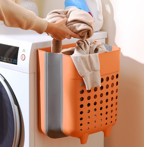 Collapsible <strong>Laundry</strong> <strong>Basket</strong> Hanging and Foldable <strong>Laundry</strong> <strong>Basket</strong> Dirty Clothes <strong>Basket</strong> - Product Image 6