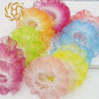 Ruban plissé en dentelle acrylique dégradé de 2,5 cm (1 pouce) fait main pour la confection de jupes de poupées DIY