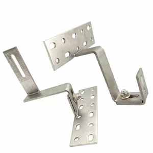 Accesorios de fijación de soporte de montaje solar 304 de acero inoxidable <span class=keywords><strong>barato</strong></span> OEM para gancho de techo Accesorio de sistema solar Premium - Product Image 1