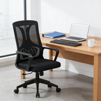 Chaise de bureau ergonomique réglable en maille pour personnel informatique, pivotante, pour conférences