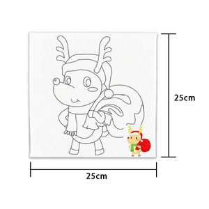 الطلاء بالأرقام للبالغين المبتدئين الأطفال ديي عيد الميلاد سانتا كلوز النفط على قماش الرسم الطلاء - Product Image 2