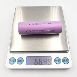 Baterai Lithium Ion Silinder INR21700 45D Baru 3.6V 400mAh 60A Sel Li-ion Berkinerja Tinggi 4500mAh - Product Image 6