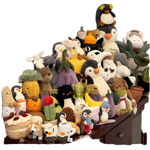 JC UK jellycats <span class=keywords><strong>ส</strong></span>ไตล์<span class=keywords><strong>ส</strong></span>ัตว์ชุดตุ๊กตาหมีนุ่ม<span class=keywords><strong>ส</strong></span>ุดๆกับผ้าฝ้าย PP ตุ๊กตาหยิกเล็กๆน้อยๆอายุ14 + - Product Image 3