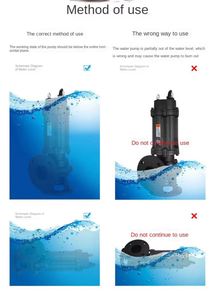 <b>Submersible</b> Sewage <b>Pump</b> with Grinder Cutter Centrifugal Dewatering for Waste and Dirty Water for Sewage Industrial Sewage <b>Pump</b> - Product Image 5