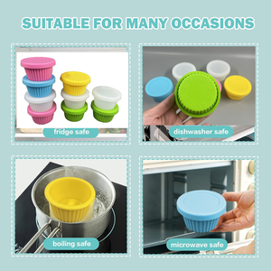 Contenedor de almacenamiento de aperitivos reutilizable hecho de material de silicona, diseñado para almacenar alimentos sellados. - Product Image 5