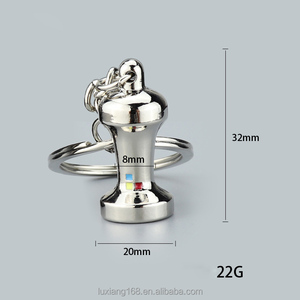 Accessoires de café portables porte-filtre expresso cadeau/<span class=keywords><strong>mousseur</strong></span> à lait pichet/doseur Barista café doseur porte-clés - Product Image 4