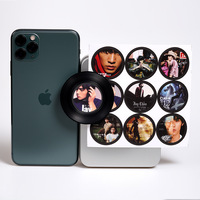 Imán de Refrigerador con Foto Personalizada en Forma de Disco de Vinilo NFC, Imán de CD Negro, Toque para Reproducir Canción, Regalo Personalizado para Amantes de la Música