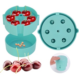Extractor de Semillas de Cereza de 6 Orificios, Herramienta Multiusos para Quitar Semillas de Cereza, Extractor de Piedras de Cereza de Plástico, Descorazonador de Frutas para Cocina - Product Image 6