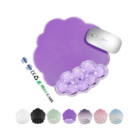 Tapis de souris en silicone transparent de dessin animé avec repose-poignet antidérapant pour ordinateur de bureau et support de clavier pour la maison - Vente en gros