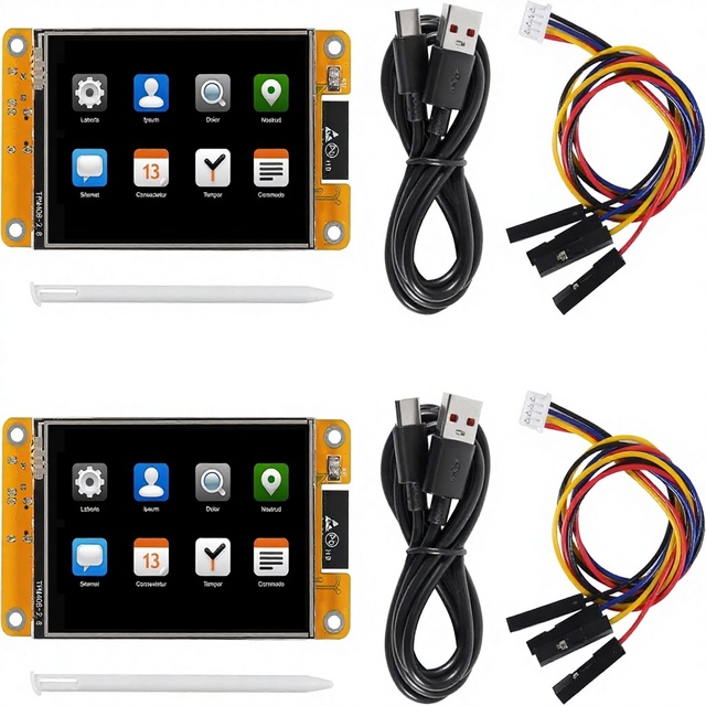 2.8 Inch ESP32 Development Board with Resistive Touch Screen ILI9341 Driver 240X320 Smart Display TFT LCD Module