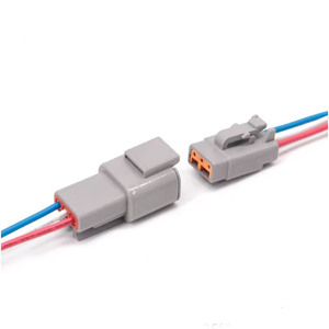 डीटीएम मोटर मोटर वाहन कनेक्टर डीटीएम 2 पी-12 पिन वाटरप्रूफ पुरुष प्लग 15 सेमी वायर हार्नेस - Product Image 6