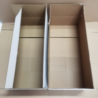 Boîte de transport ondulée imperméable et résistante au soleil 12x1L pour bouteilles chimiques avec marques d'avertissement de risque écologique et toxique