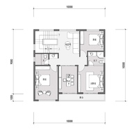 Maisons portables de luxe Maison intelligente préfabriquée Villa de 3 chambres à coucher Maison module préfabriquée Villa préfabriquée en acier léger