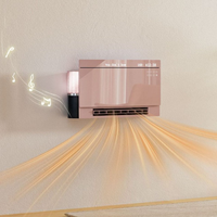 Chauffage portable mural ou de bureau populaire, standard américain 110V, en ABS, avec contrôle par application et affichage des paroles