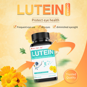 Cápsulas Duras de Luteína Orgánica - Extracto Natural de Caléndula con Zeaxantina, Apoyo para <span class=keywords><strong>la</strong></span> <span class=keywords><strong>Salud</strong></span> Ocular, Suministro a Granel con Certificación GMP - Product Image 1