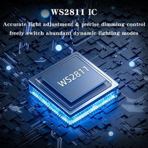 Tira de Luces LED RGB Flexible Pixel 5050, Sincronización de Música por WiFi a través de Aplicación, Control por Voz, Tira de LED WS2811 para <span class=keywords><strong>TV</strong></span>, Bar, KTV, Sala de Juegos - Product Image 4