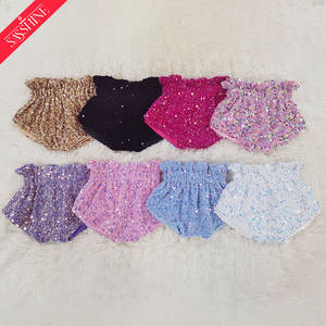 <strong>Hot</strong> Sale New Fashion High Quality Toddler Kid's Sparkle <strong>Sequin</strong> Bloomies High Waist Kids <strong>Shorts</strong> - Product Image 1