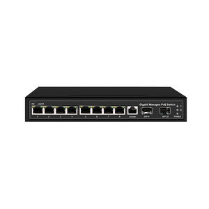สวิตช์ PoE แบบจัดการได้ ZIKUN รุ่น S1100WP-8G-2S ราคาดีที่สุด รองรับ Gigabit เต็มรูปแบบ 2SFP+8GE L2+ สำหรับ FTTX - Product Image 1