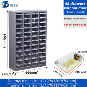 Tủ đựng đồ đa ngăn chất lượng cao bằng nhựa, có kệ kim loại, dùng cho nhà để xe, dụng cụ điện tử - Product Image 5
