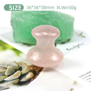 กระดานกัวซารูปหัวใจเครื่องมือขูดหินหยกรูปกุหลาบสีชมพู - Product Image 2