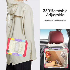 Étui de protection robuste en silicone pour tablette pour <span class=keywords><strong>PAD</strong></span> <span class=keywords><strong>pro</strong></span> 12.9 <span class=keywords><strong>2018</strong></span> 2020 2021 2022 PC coque antichoc avec fente pour bandoulière - Product Image 6