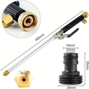 Hidrolavadora Industrial Portátil de Alta Resistencia para Uso Profesional con Soporte Personalizable y Boquilla de Cobre - Product Image 2