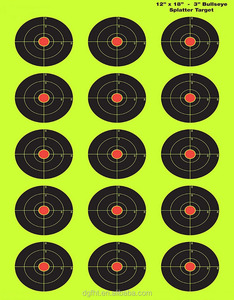 Tiro al blanco <span class=keywords><strong>de</strong></span> 2 pulgadas adhesivo y salpicaduras reactiva-<span class=keywords><strong>Rifle</strong></span> pistola BB arma pistola <span class=keywords><strong>de</strong></span> pellets - Product Image 4