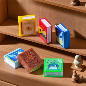 Adorno de la <span class=keywords><strong>Serie</strong></span> de Libros de Cuentos de Hadas Creativos y Nostálgicos para Micro Paisajes, Decoración DIY para Casa de Muñecas, Estantería y Escritorio - Product Image 4