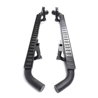 Marchepieds latéraux classiques noirs pour Defender 90 110 2003-2016 - Accessoires extérieurs