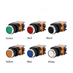 <span class=keywords><strong>Interrupteur</strong></span> à bouton-poussoir à réinitialisation automatique LA38-11, 22 mm, contact argenté, 220 V, petits interrupteurs à bouton-poussoir - Product Image 2