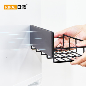 Estante Magnético para Refrigerador Ripai, Negro, 28x9.5x8cm, Organizador de Especias para Cocina, Colgante, Sin Necesidad de Perforación - Product Image 3