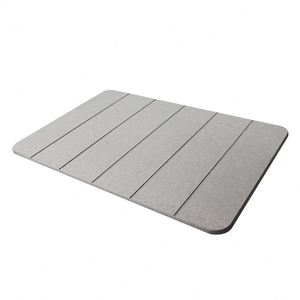 Tapis de bain antidérapant en pierre de diatomite de haute qualité, absorbant et à séchage rapide, pour salle de bain, toilettes, sol et entrée. - Product Image 5