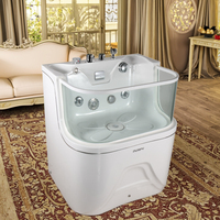 Petite baignoire à micro bulles pour le lavage et le surf des chats et des chiens