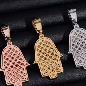 Colgante de Hip Hop de diamante de moissanita auténtico de calidad superior con piedras de claridad VVS para looks de estilo callejero a la venta - Product Image 2