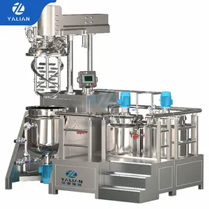 Ointment Making Body Lotion Manufacturing Vacuum Emulsifying Homogenizing Mixer Machine For Viscosity