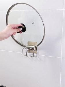 Wall Mounted Stainless Steel Sponge Racks Storage Holder Sink Caddy Kitchen Bathroom Living Room Wardrobe Accessories Tools - Product Image 2
