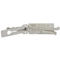 Outil d'ouverture de porte automobile 2-en-1 Lishi TOY43AT pour Toyota Camry Corolla Vios Series et crochet de serrurier OLIVER