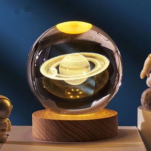 Hot bán sáng trang trí thiên hà pha lê bóng pha lê bóng đêm đèn pha lê bóng đèn - Product Image 5