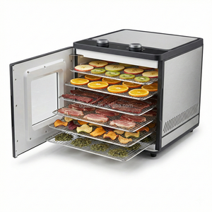 Mejor Deshidratador de Carne de 400W, 6 Capas, Acero Inoxidable, Mini Máquina para Secar Carne para Hacer Bocadillos Caseros, Venta Directa de Fábrica - Product Image 1