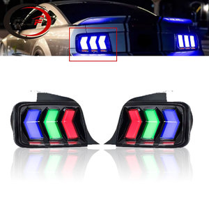 CZJF nouveau feu arrière LED modifié pour Ford <span class=keywords><strong>Mustang</strong></span> 2004 2005 2006 <span class=keywords><strong>2007</strong></span> 2008 2009 RGB clignotants feux de freinage <span class=keywords><strong>prix</strong></span> usine - Product Image 1