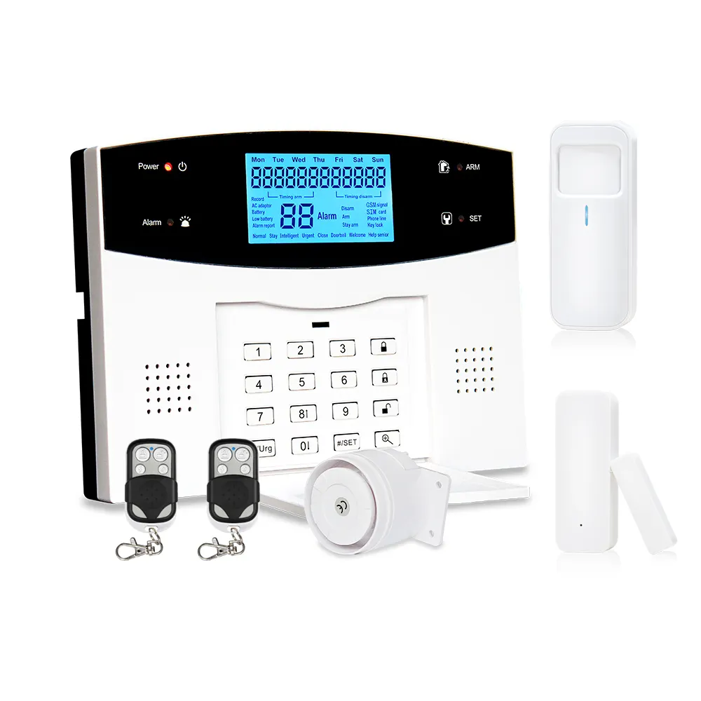 Bewaker Apparatuur Wireless Home Inbreker Anti-Diefstal Gsm Alarmsysteem Met App Operaties