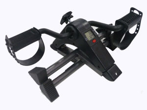 Exerciceur à pédales pliable de luxe avec affichage électronique pour les jambes et les bras, vélo d'exercice à pédales sous le bureau, entièrement assemblé - Product Image 6