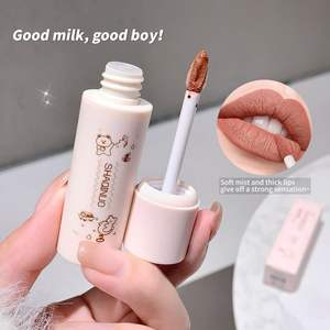 Schattige Wolk Mist Lipgloss Langdurige Veganistische Vloeibare Lip Glazuur Matte Fluwelen Afwerking Voor Student Cross-Border Make-Up - Product Image 4