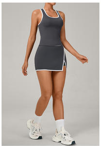 Nuevos conjuntos de vestido de tenis para mujer al por mayor, conjuntos deportivos de Polo y bádminton, ropa informal para exteriores - Product Image 5