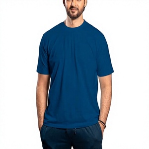 Bangladesh Manufactured Wholesale Direct Factory First Class Quality Custom Logo 180 GSM Solid 100% Cotton Summer Men's T-Shirt - Product Image 2