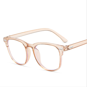 Lunettes de protection des yeux, montures optiques en plastique, verres anti-lumière bleue, blocs de verre, rivière, 1 pièce à la mode, unisexe - Product Image 6