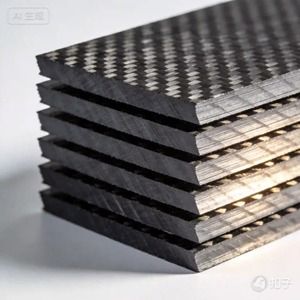 ผ้าแจ็คการ์ดทอจากคาร์บอนไฟเบอร์ 100% - น้ำหนักเบาเป็นพิเศษ ทนต่อการขัดถู เหมาะสำหรับทำอุปกรณ์เสริม - Product Image 2